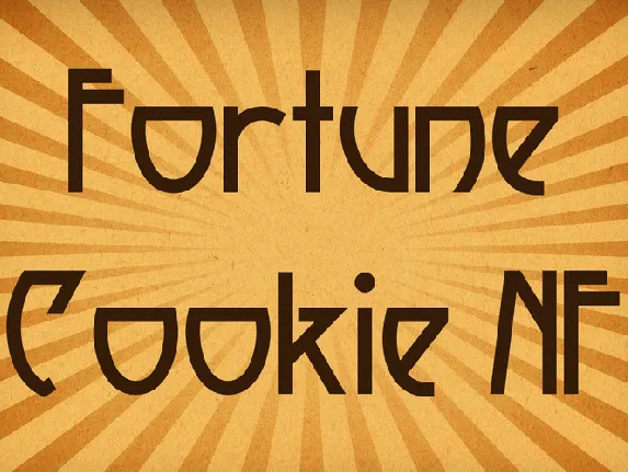 Fortune Cookie NF font