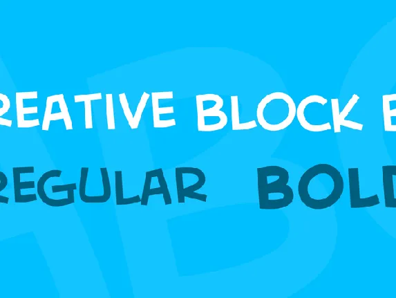 Creative Block BB font