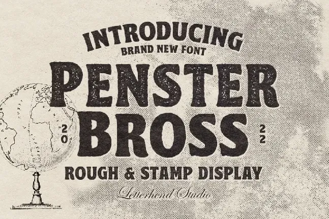 Penster Bross font