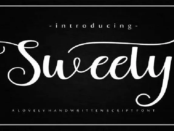 Sweety font