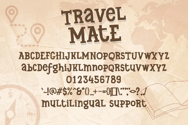 Travel Mate font