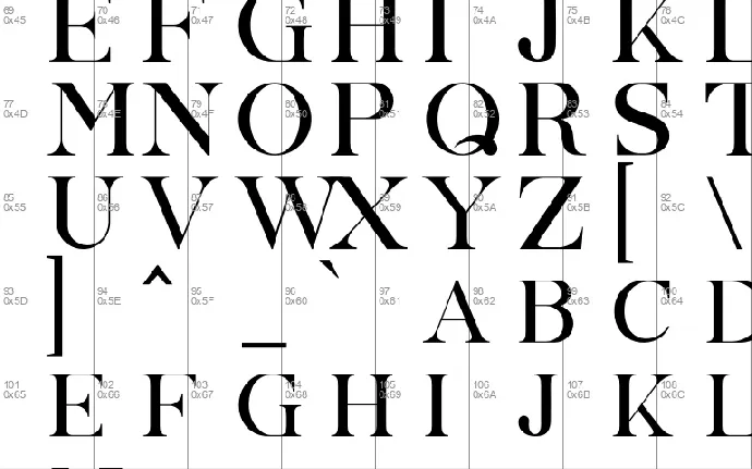 Monica Allcaps font