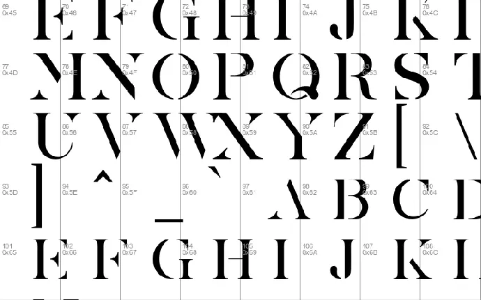 Monica Allcaps font