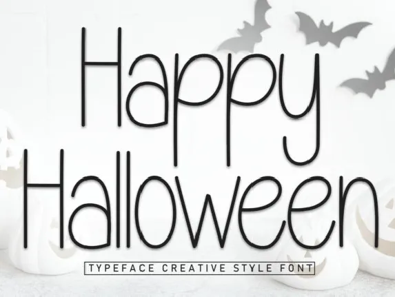 Happy Halloween Display font