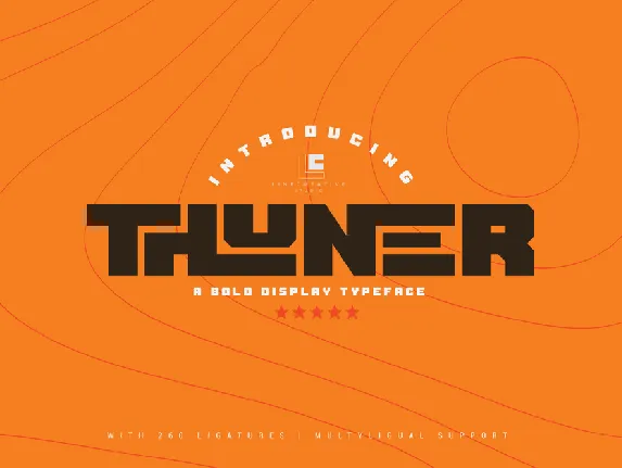 Thuner font