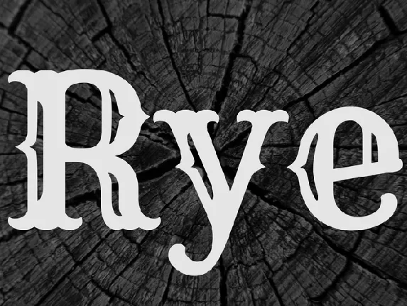 Rye font