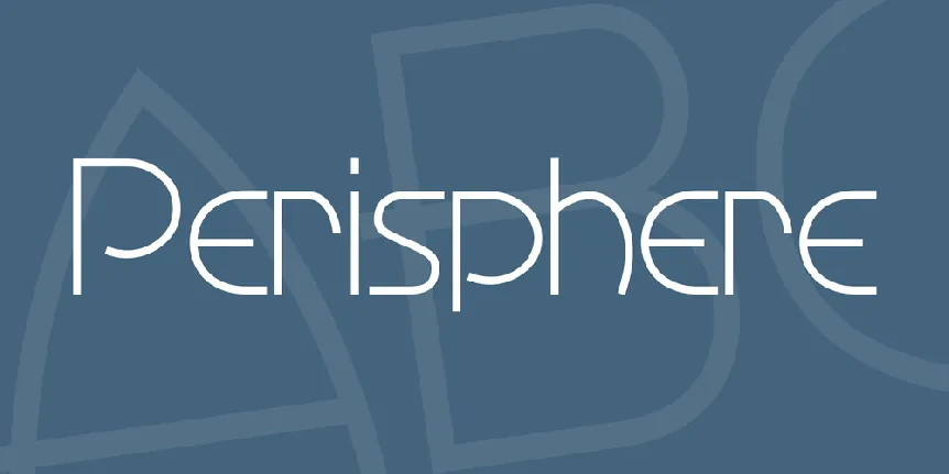 Perisphere font