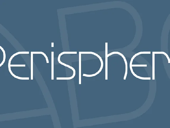 Perisphere font