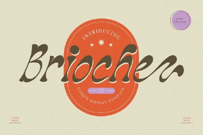 Brioche font