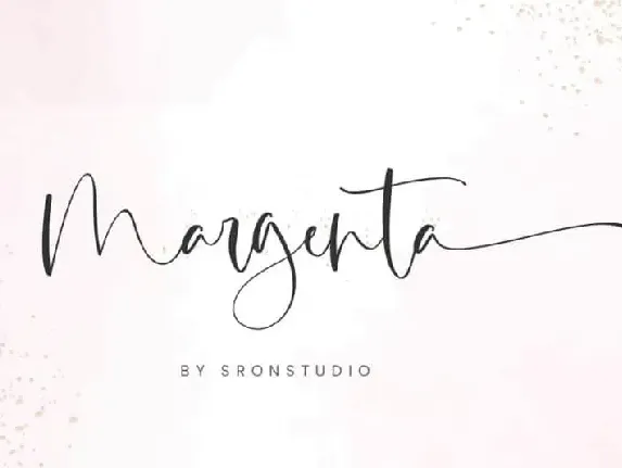 Margenta Calligraphy font