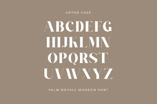 Palm Royale font