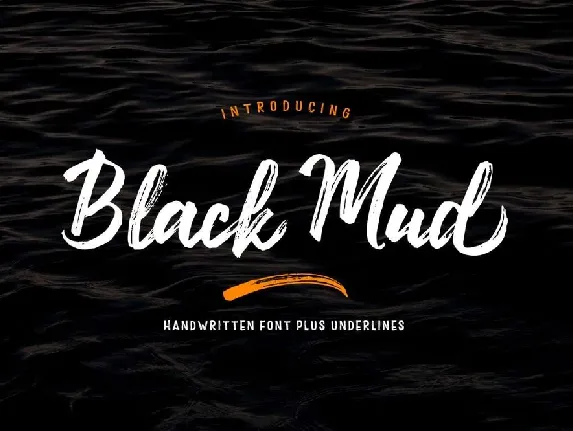 Black Mud font