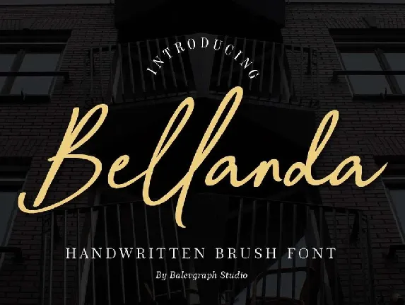 Bellanda font