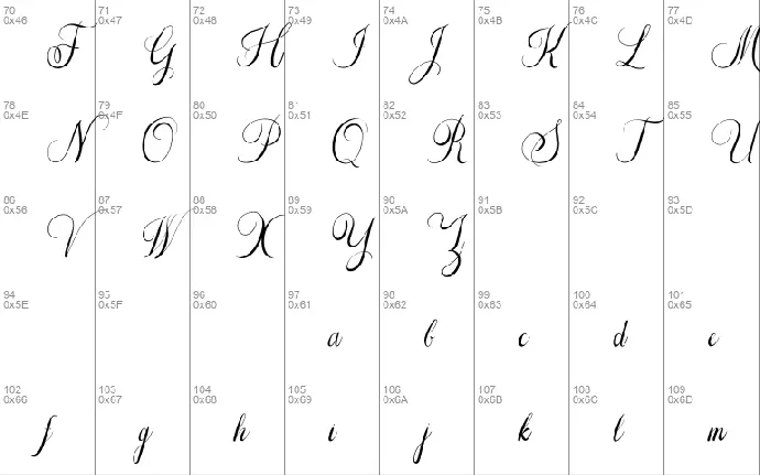 The Adelyne Script font