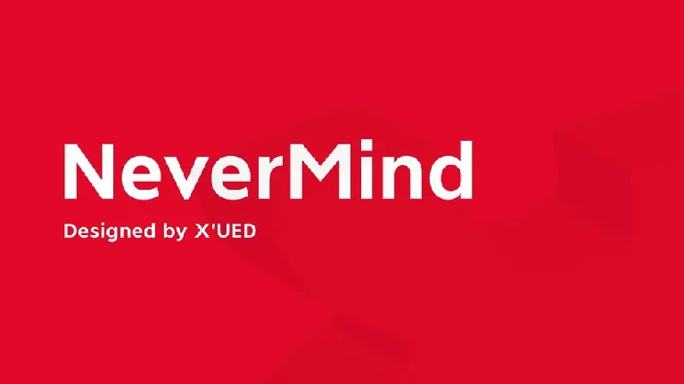 Nevermind font