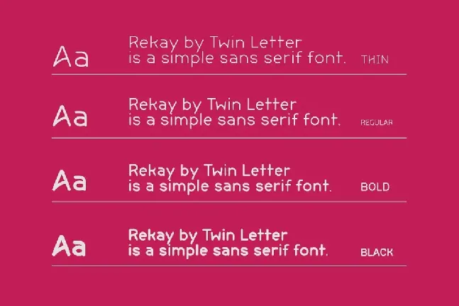 Rekay font