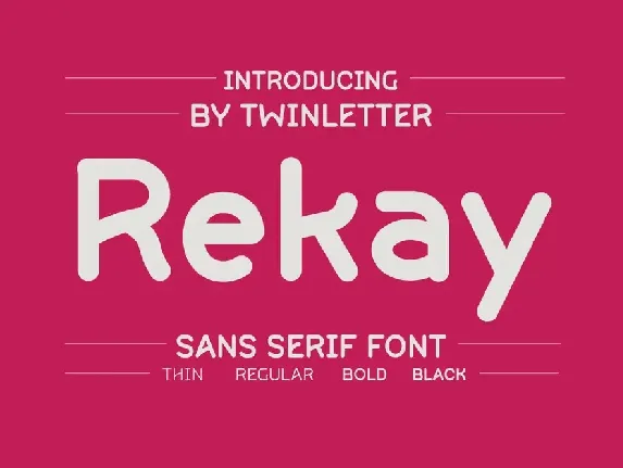 Rekay font