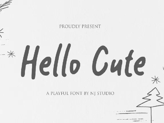 Hello Cute font