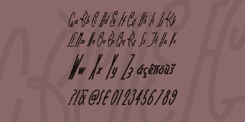 Little Rickey NF font