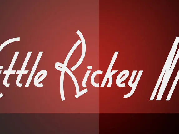 Little Rickey NF font