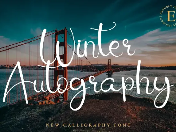 Winter Autography font