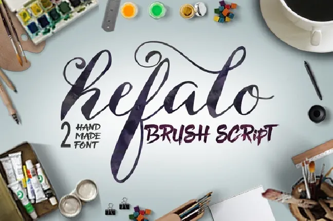 Hefalo Script font