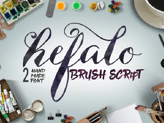 Hefalo Script font