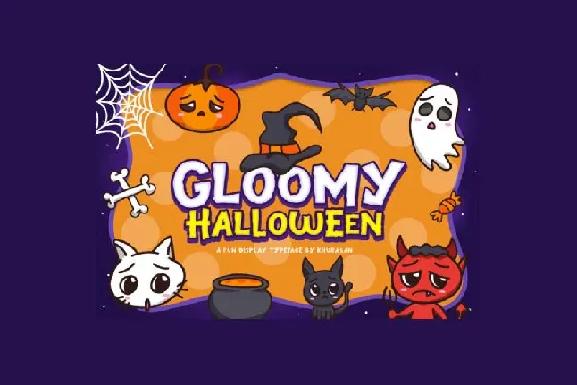 Gloomy Halloween font