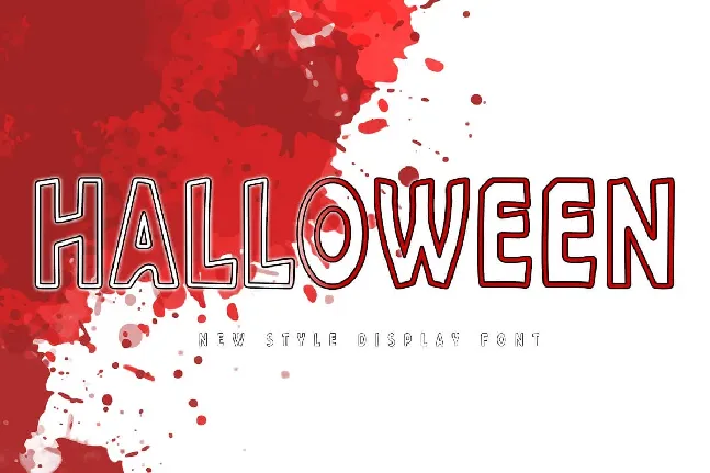 Halloween font