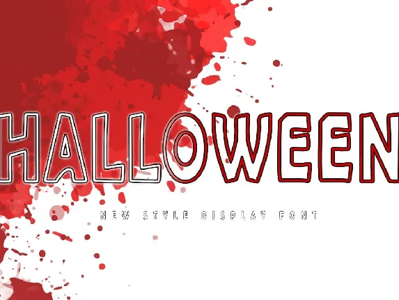 Halloween font