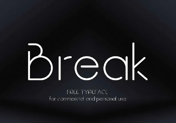 Break font