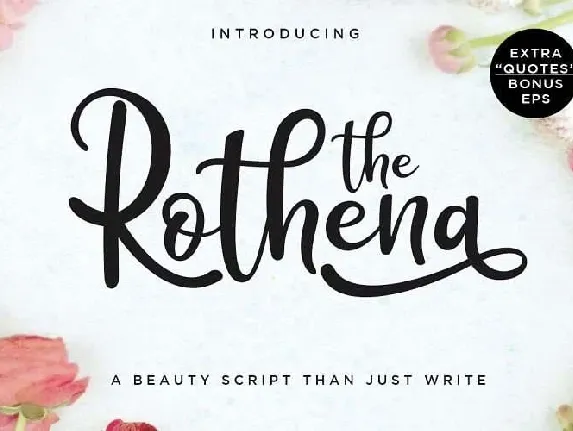 The Rothena font