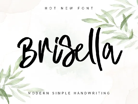 Brisella - Personal Use font