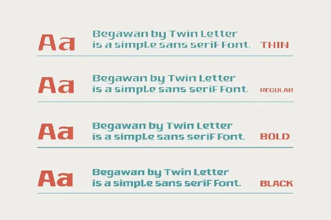 Begawan font