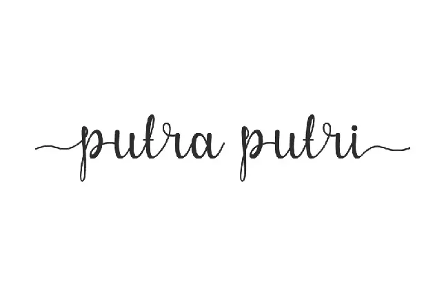 PutraputriDemo font