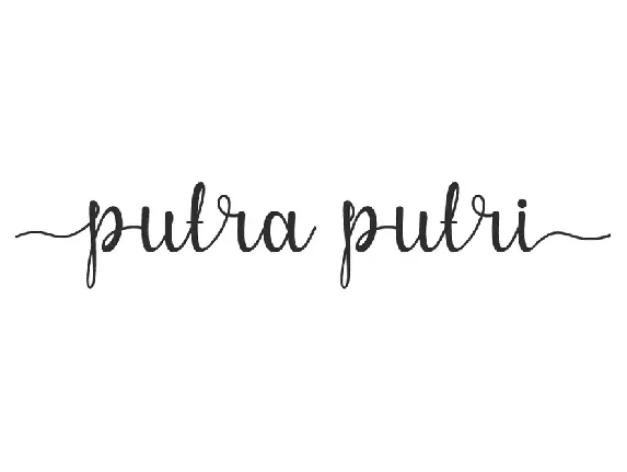 PutraputriDemo font