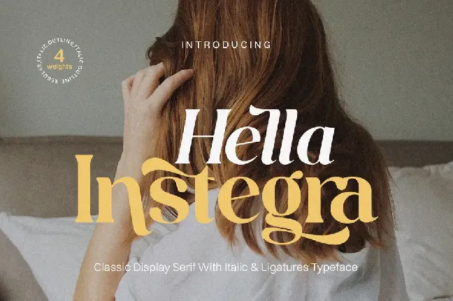 Hella Instegra font