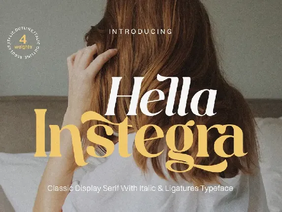 Hella Instegra font