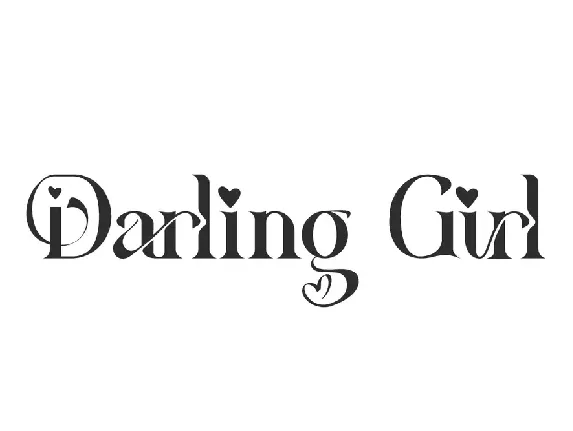 Darling Girl Demo font