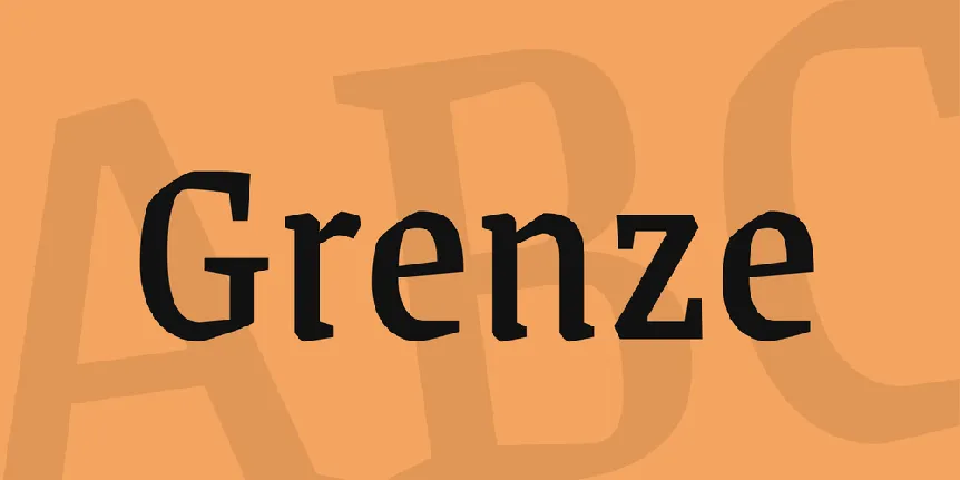 Grenze font