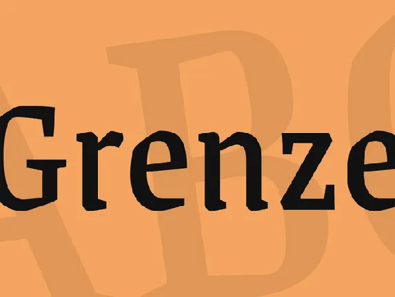 Grenze font