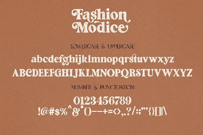 Fashion Modish font