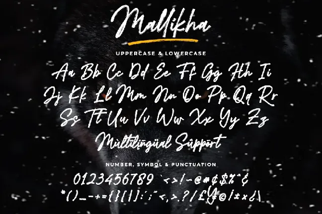 Mallikha font