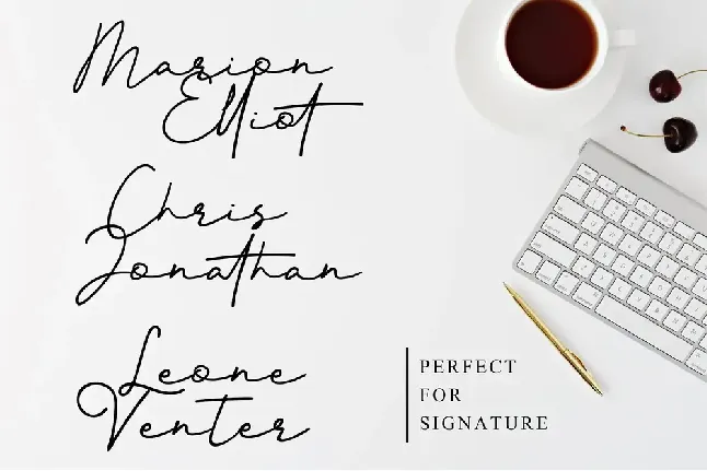 Better Signature font