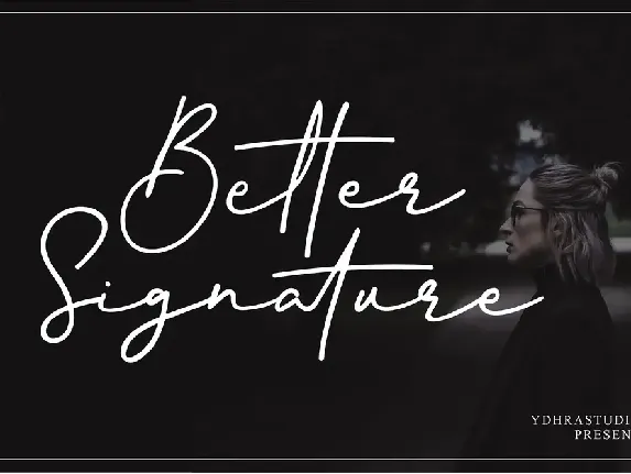 Better Signature font