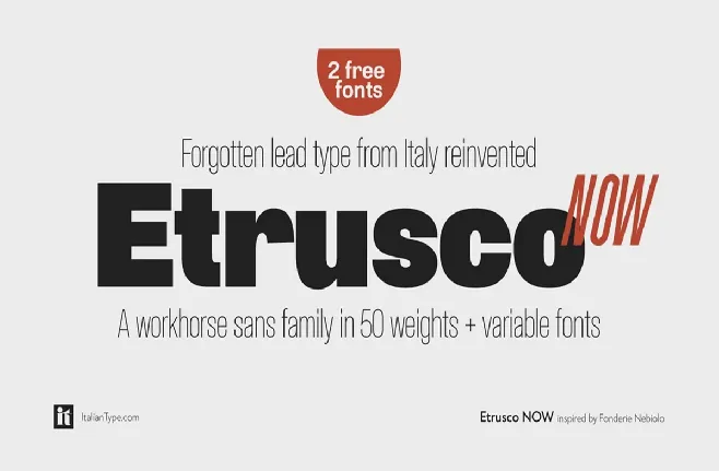 Etrusco Now font