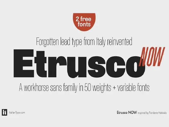 Etrusco Now font