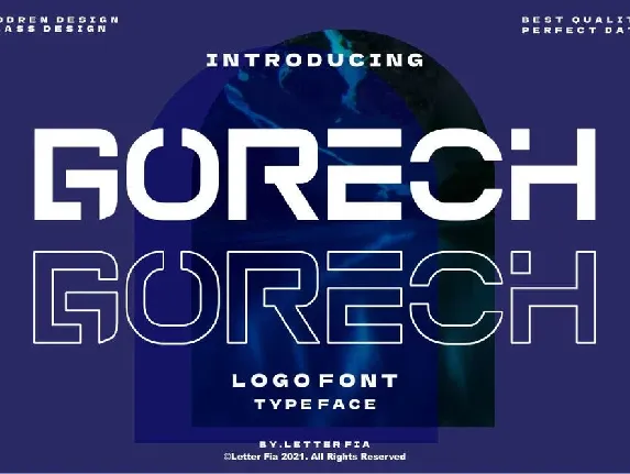 Gorech font