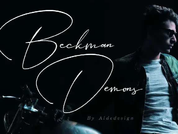 Beckman Demons font