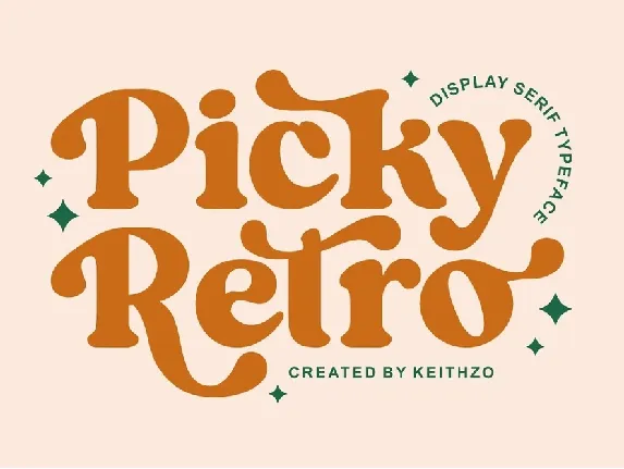 Picky Retro font